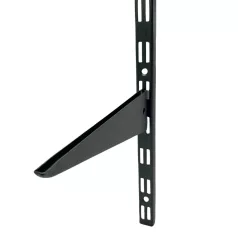 Tartókar Dupla 47 cm Porszórt Matt-Fekete