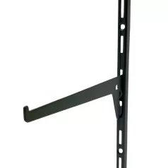 Tartókar 30 cm Porszórt Matt-Fekete