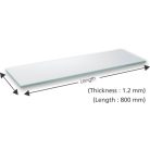 POLC FÉM FEHÉR 250*800MM