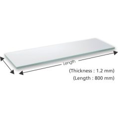 POLC FÉM FEHÉR 250*800MM