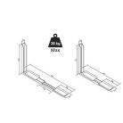 MIKROSÜTÖTARTO FALI ÁLLITHATÓ FEHÉR PÁR 38 KG/PÁR