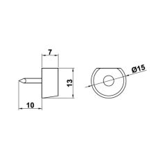 POLCTARTÓ FÉLKÖRÍVES BARNA MŰA