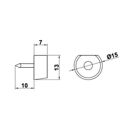 POLCTARTÓ FÉLKÖRÍVES BARNA MŰA