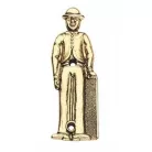 Wc Jelző Réz Férfi 10 cm Piktogram