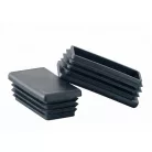 Zártszelvénydugó 40*20mm Lamellás Fekete