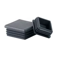 Zártszelvénydugó 50*50mm Lamellás Fekete