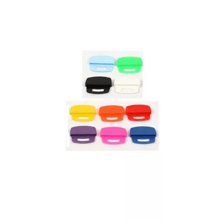 Kulcsfejdísz Szines Szögletes Bp. Cl.-Re Műanyag