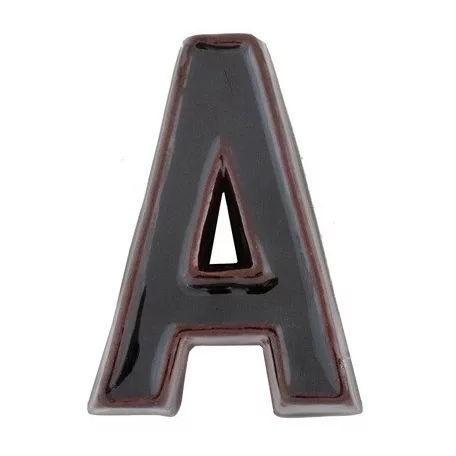 Házszám /Betű/ A. 120mm Kerámia