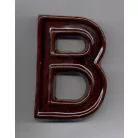 Házszám /Betű/ B. 120mm Kerámia