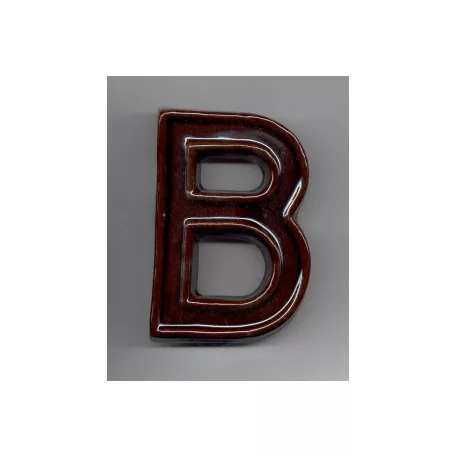 Házszám /Betű/ B. 120mm Kerámia