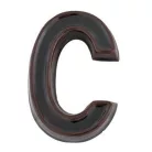 Házszám /Betű/ C. 120mm Kerámia