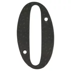 AMIG Házszám 0-Ás 100 mm Fekete Fém