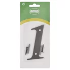 AMIG Házszám 1-Es 100 mm Fekete Fém