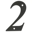 AMIG Házszám 2-Es 100 mm Fekete Fém