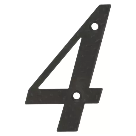 AMIG Házszám 4-Es 100 mm Fekete Fém