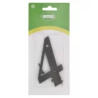 AMIG Házszám 4-Es 100 mm Fekete Fém