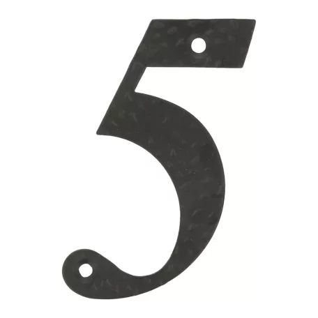 AMIG Házszám 5-Ös 100 mm Fekete Fém