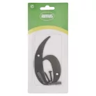 AMIG Házszám 6-9 100 mm Fekete Fém