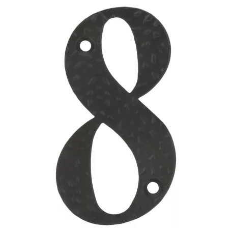 AMIG Házszám 8-As 100 mm Fekete Fém