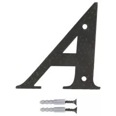 Házszám /Betü/ A 100 mm Fekete Amig Fém