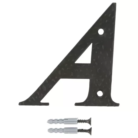 Házszám /Betü/ A 100 mm Fekete Amig Fém