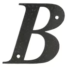 Házszám /Betü/ B 100 mm Fekete Amig Fém