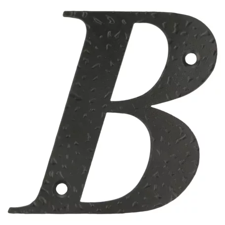 Házszám /Betü/ B 100 mm Fekete Amig Fém