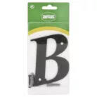 Házszám /Betü/ B 100 mm Fekete Amig Fém