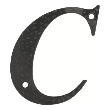 Házszám /Betü/ C 100 mm Fekete Amig Fém