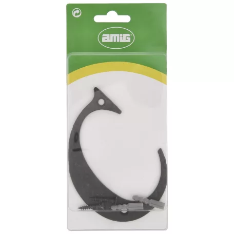 Házszám /Betü/ C 100 mm Fekete Amig Fém