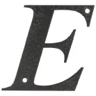 Házszám /Betü/ E 100 mm Fekete Amig Fém