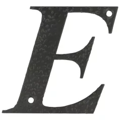 Házszám /Betü/ E 100 mm Fekete Amig Fém