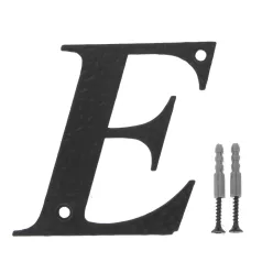 Házszám /Betü/ E 100 mm Fekete Amig Fém