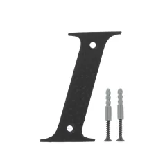 Házszám /Betü/ I 100 mm Fekete Amig Fém