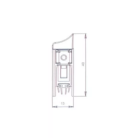 Automata Küszöb 1030mm Rászegző Olasz Appl.