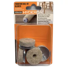   HYDERON Bútorcsúsztató Talp Fém-Filces Csavar.30 4db/Cs. 