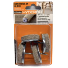   HYDERON Bútorcsúsztató Talp Fém-Filces Csavar.35 4db/Cs. 