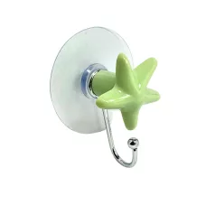 Fürdőszobai Akasztó Öntapadós T.Csillag Zöld