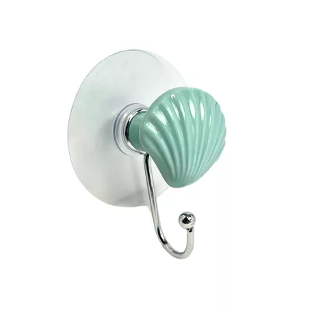 Fürdőszobai Akasztó Öntapadós Kagyló Kék