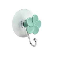 Fürdőszobai Akasztó Öntapadós Virág Kék