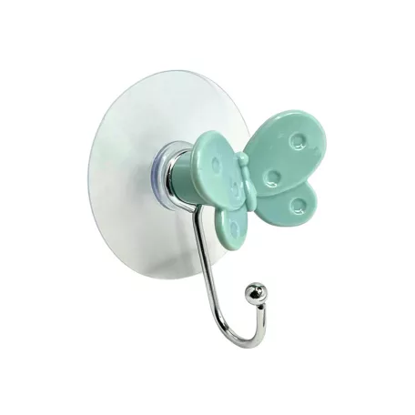 Fürdőszobai Akasztó Öntapadós Pillangó Kék