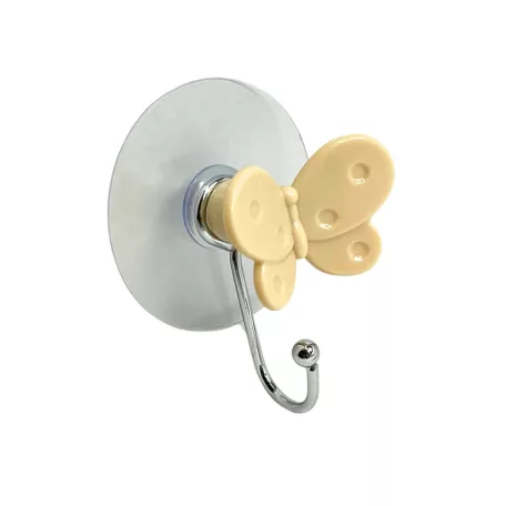 Fürdőszobai Akasztó Öntapadós Pillangó Bézs