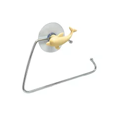 Wc Papír Tartó Öntapadós Delfin Bézs
