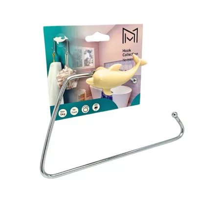 Wc Papír Tartó Öntapadós Delfin Bézs