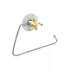 Wc Papír Tartó Öntapadós Csillag Bézs