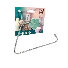 Wc Papír Tartó Öntapadós Virág Kék