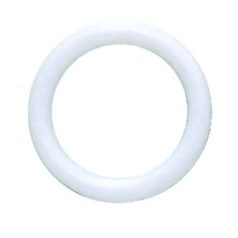 FÜGGÖNYKARIKA 42MM 01 FEHÉR,MÜA. 10DB