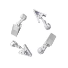 Függönycsipesz Műa. Kis Görgővel 20 db/Cs Fehér