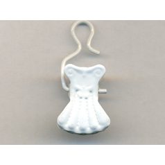 FÜGGÖNYCSIPESZ 04 KICSI FEHÉR 20DB