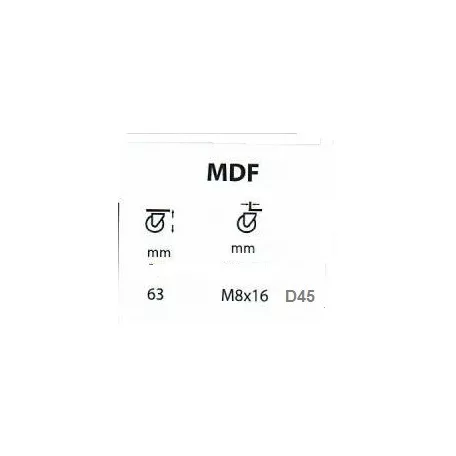 Gömb Kerék Műa.Fut. 45mm Menetes Fémház Mdf